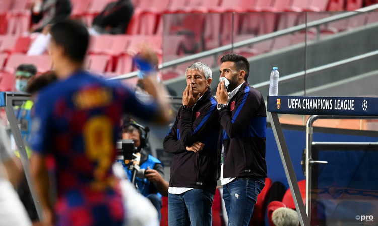 Quique Setien, Barcelona, 2019/20