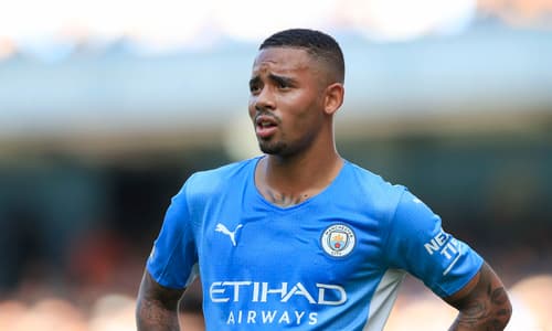 Gabriel Jesus during Manchester City's goalless draw with Southampton
