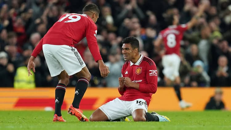 Varane and Casemiro, Man Utd's two top earners