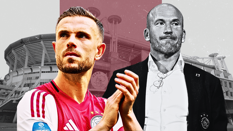Jordan Henderson vertrekt bij Ajax.