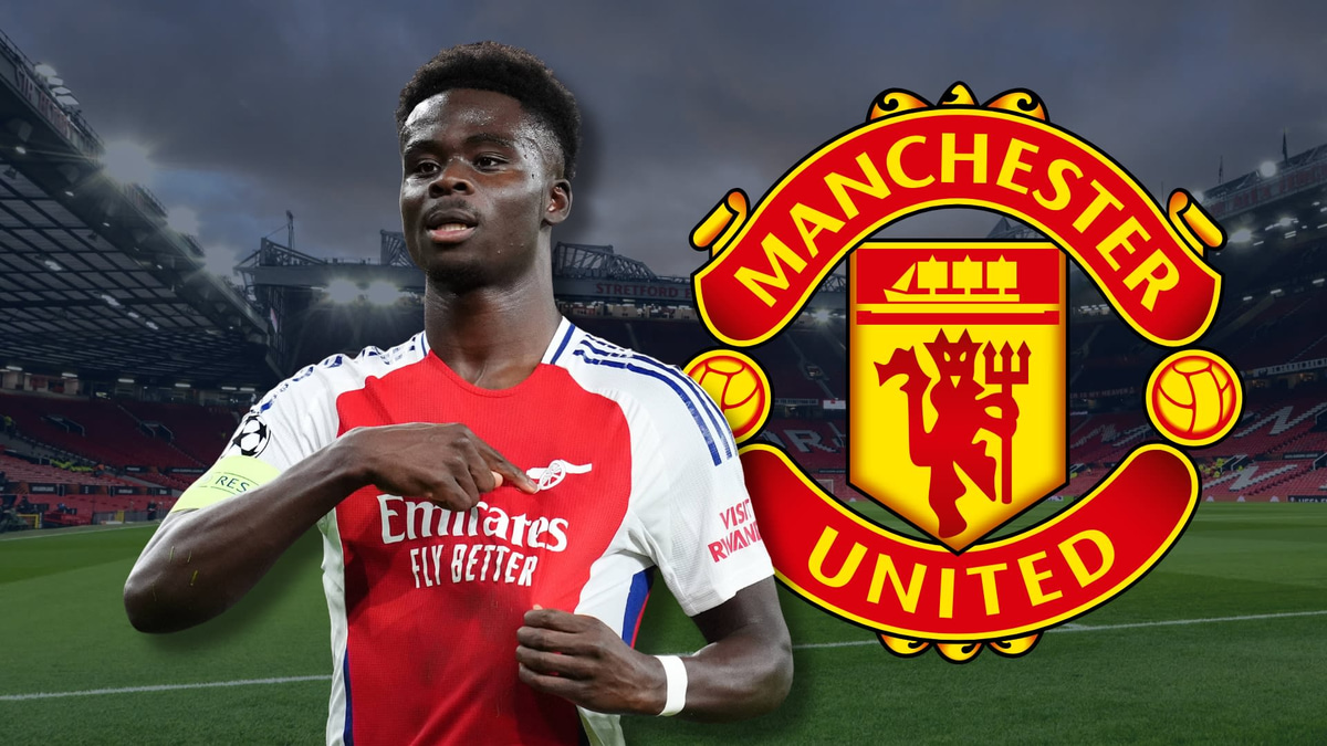 Bukayo Saka, Arsenal, Man Utd, 2024/25