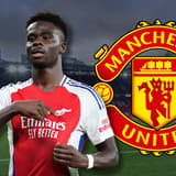 Bukayo Saka, Arsenal, Man Utd, 2024/25