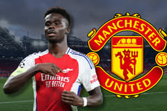 Bukayo Saka, Arsenal, Man Utd, 2024/25