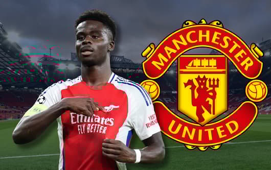 Bukayo Saka, Arsenal, Man Utd, 2024/25