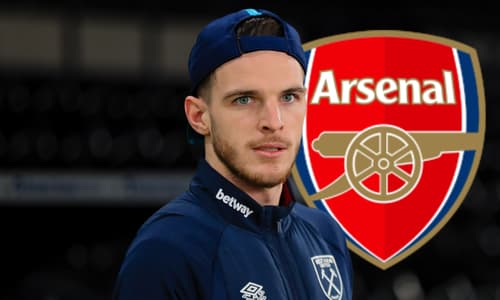 Declan Rice, West Ham, Arsenal, 2022/23