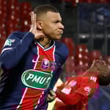 Kylian Mbappe has blown hot and cold for PSG this season.