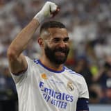 Karim Benzema in the Champions League for Real Madrid, 2021/22