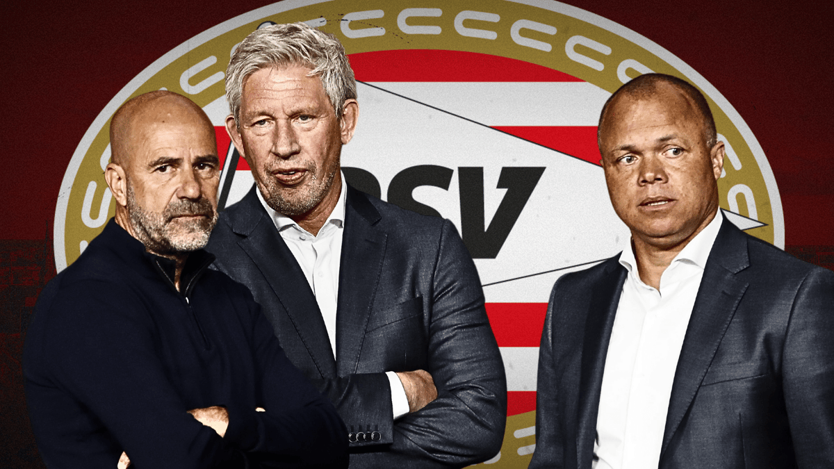 Peter Bosz, Marcel Brands, Earnest Stewart, PSV