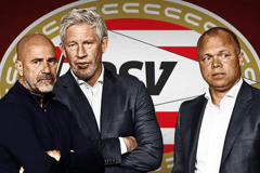Peter Bosz, Marcel Brands, Earnest Stewart, PSV