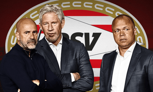 Peter Bosz, Marcel Brands, Earnest Stewart, PSV