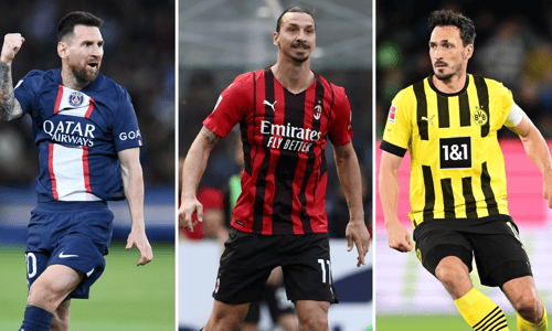 Messi, Zlatan Ibrahimovic, Hummels