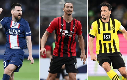 Messi, Zlatan Ibrahimovic, Hummels