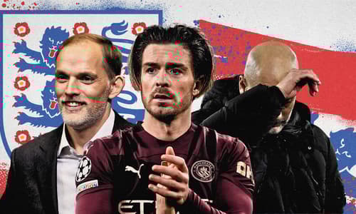 Thomas Tuchel, Jack Grealish, Pep Guardiola