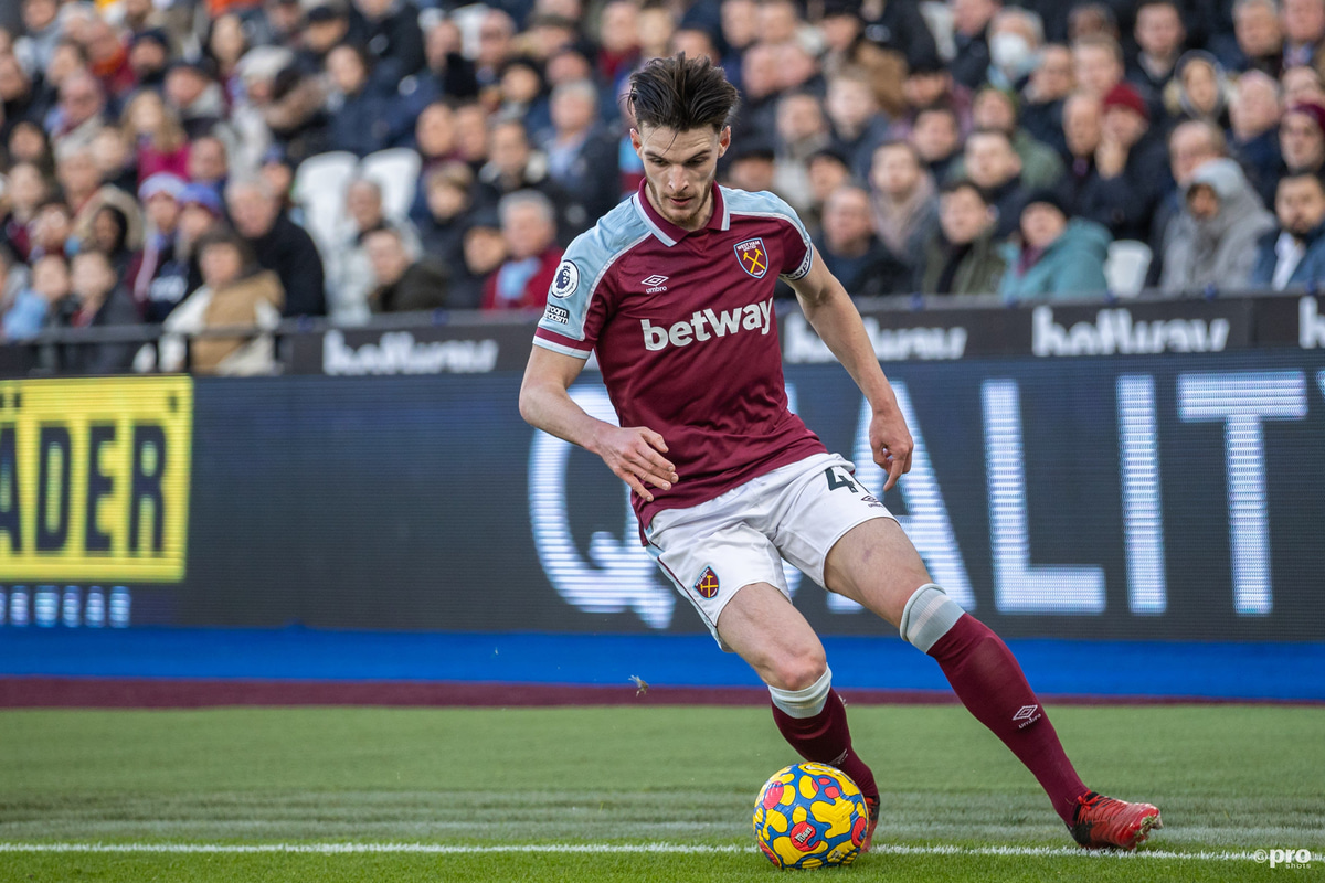 Chelsea and Man Utd target Declan Rice, West Ham, 2021/22