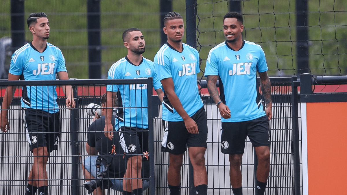 Denzel Hall, Danilo, Naoufal Bannis, Marouan Azarkan, Feyenoord