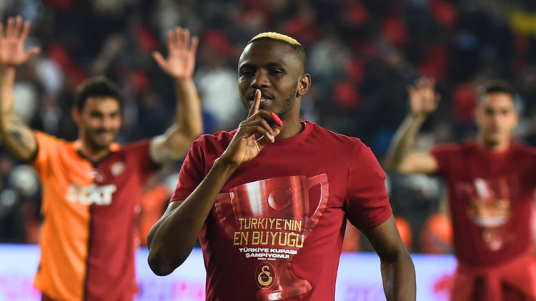 Victor Osimhen spent the 2024-25 season on loan at Galatasaray
