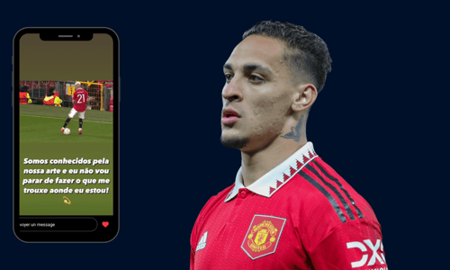 Antony, Manchester United, Reactie, 2022/23