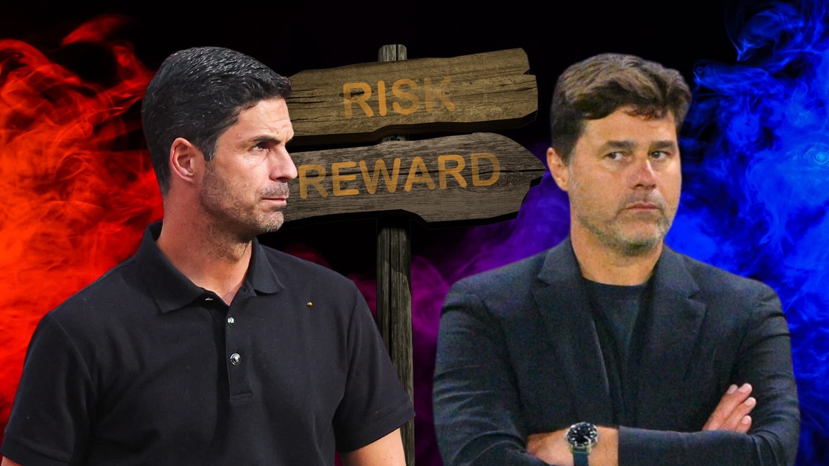 Arsenal manager Mikel Arteta and Chelsea's Mauricio Pochettino