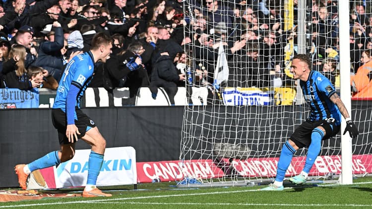 Björn Meijer maakte zondag de 1-0 tegen KAA Gent (2-0)