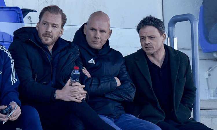 Jan van Halst in de periode na Sven Mislintat met directeur voetbal Marijn Beuker en hoofdscout Kelvin de Lang