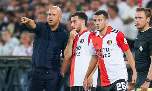 Arne Slot, Orkun Kökcu, Feyenoord, 2022/23