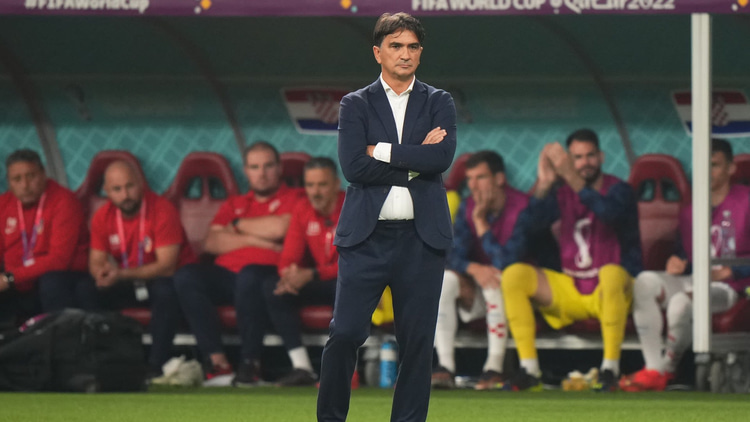 Zlatko Dalic pakte met Kroatië brons op het WK in Qatar.