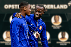 Opstelling Oranje op basis van ETV, Jorrel Hato en Lutsharel Geertruida