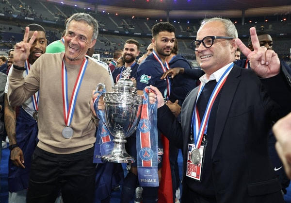 Luis Campos and Luis Enrique, PSG