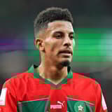 Azzedine Ounahi in action for Morocco.