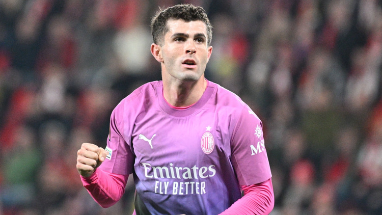 Christian Pulisic left Chelsea to join AC Milan in 2023
