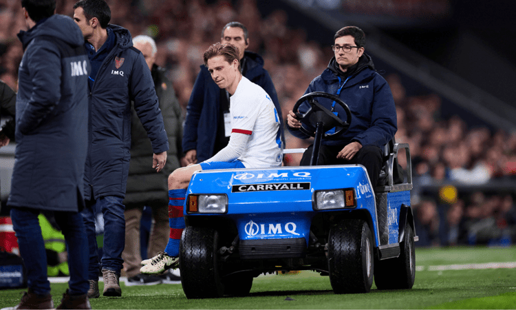 De Jong has been hit by repeated injury problems