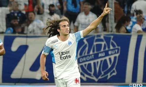 Former Arsenal player Matteo Guendouzi, Marseille, 2021/22