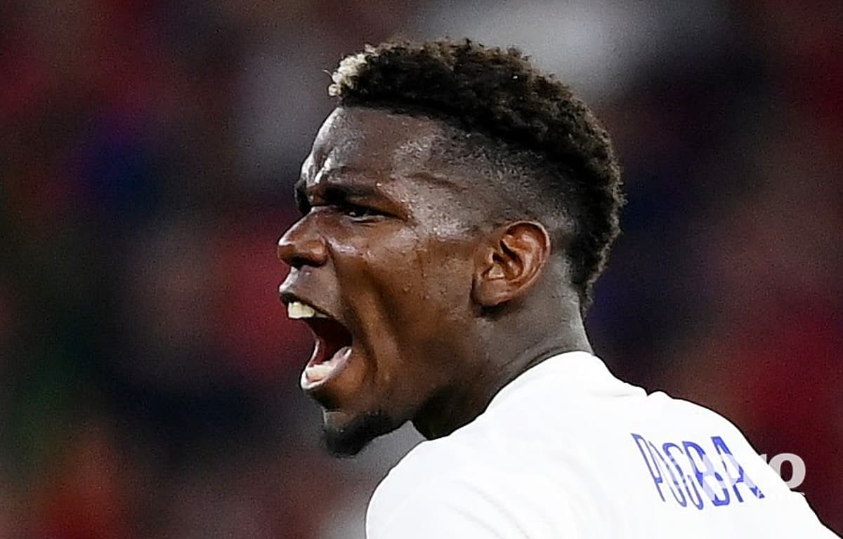 Manchester United's Paul Pogba playing for France at Euro 2020