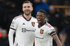Luke Shaw Tyrell Malacia Manchester United