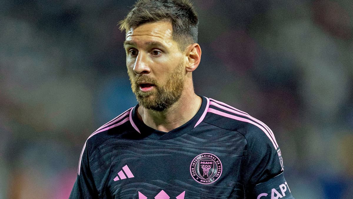 Lionel Messi playing for Inter Miami.