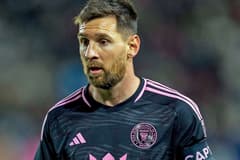 Lionel Messi playing for Inter Miami.