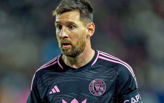 Lionel Messi playing for Inter Miami.