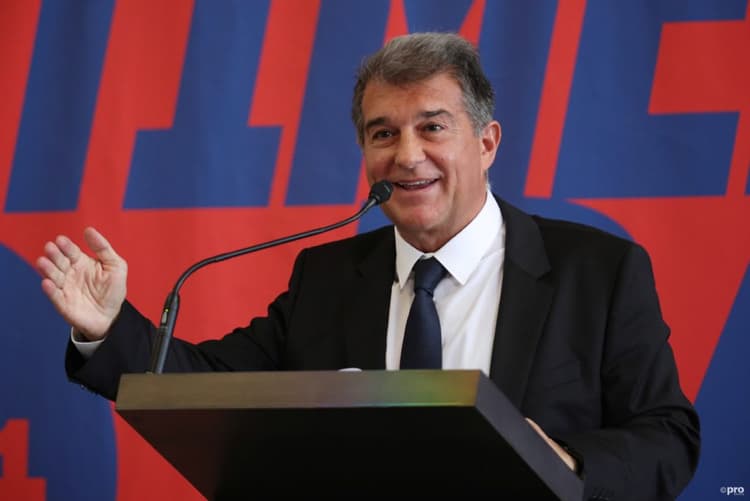 Barcelona president Joan Laporta