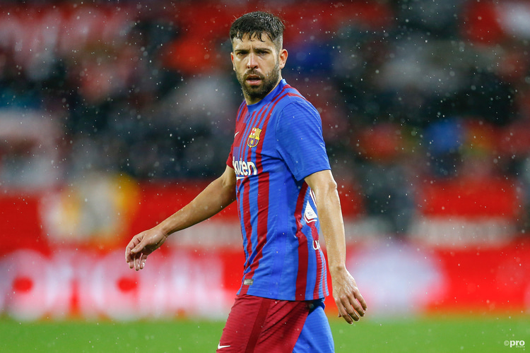 Jordi Alba played the third most minutes in the Barcelona squad last season