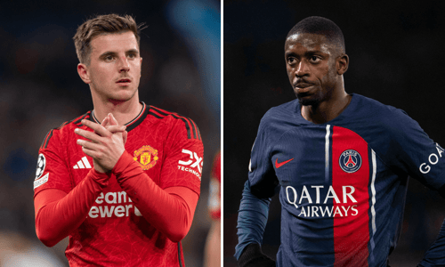 Mason Mount, Ousmane Dembele, Man Utd, PSG