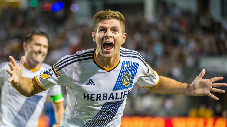 Gerrard wasn't the first superstar England midfielder to play for the Galaxy...