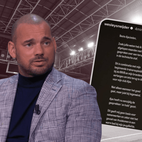 Wesley Sneijder is zeer teleurgesteld in Ajax en sluit rentree uit