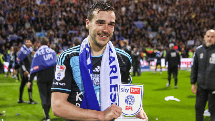 Harry Winks promoveerde dit seizoen met Leicester City naar de Premier League.