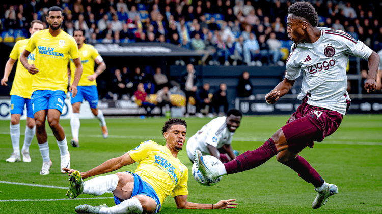 Francesco Farioli deed in de Eredivisie dit seizoen slechts één keer een beroep op Jaydon Banel.