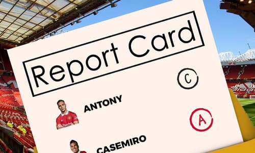 Man Utd grades