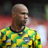 Gabriel in action for Arsenal