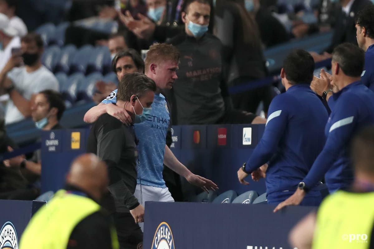Kevin de Bruyne injured