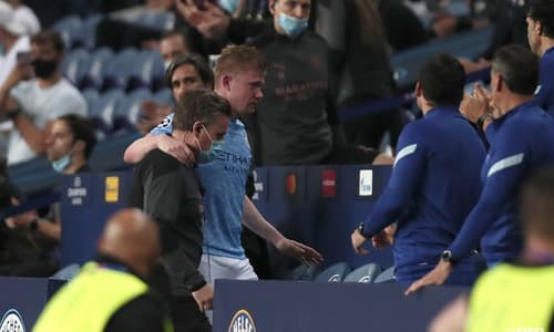 Kevin de Bruyne injured