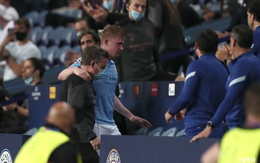 Kevin de Bruyne injured
