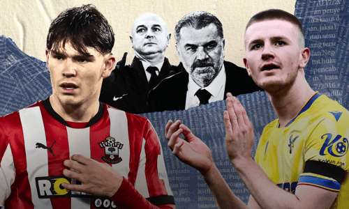 Ange Postecoglou, Tyler Dibling, Adam Wharton, Tottenham, 2024/25